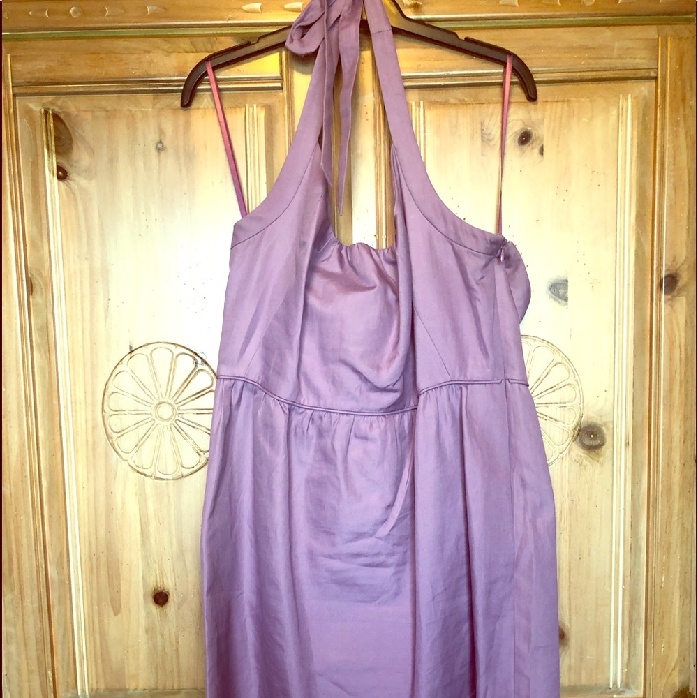 J.Crew Lavender Halter Dress.